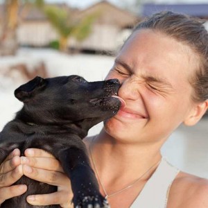 puppy-kissing-woman-small