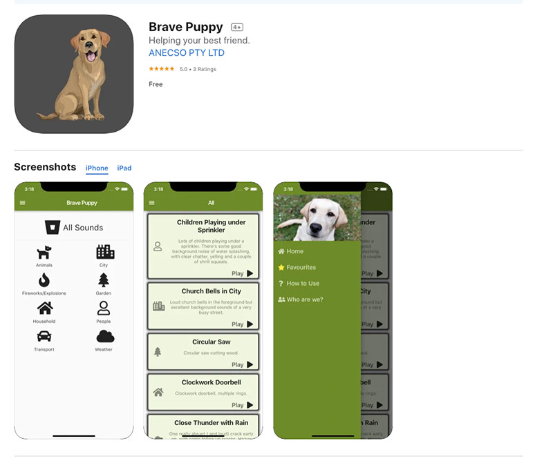 brave puppy app