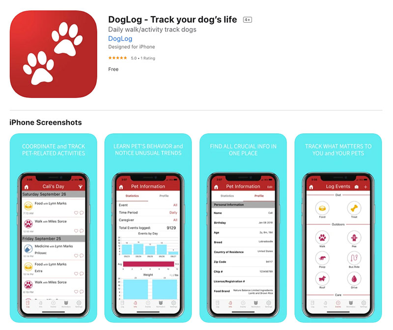 dog log app