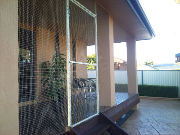 Catmax partial veranda enclosure