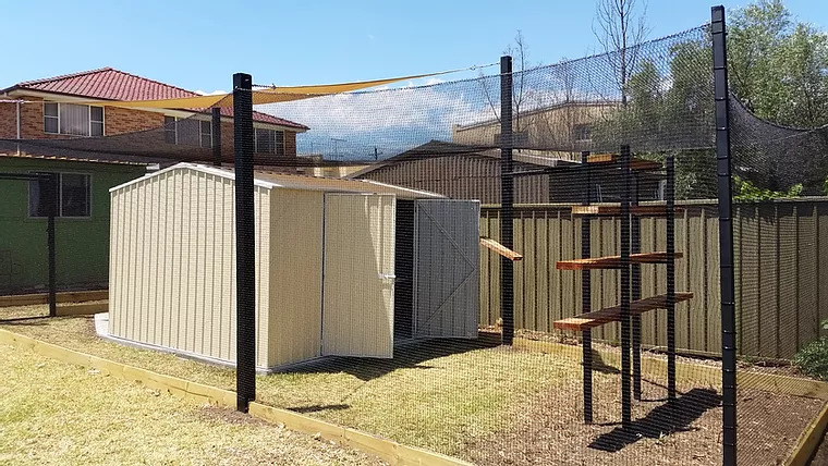 Sydney Cat Enclosures freestanding custom-built cat enclosure