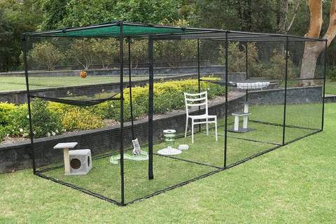 Catnets Triple Size 5.4m Free-Standing Cat Enclosure - $699.00 