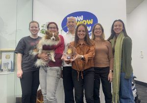 The Bow Wow Meow team with our Canstar award!