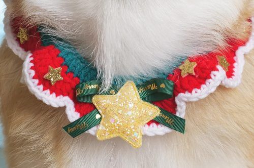 Henlo Pets Twinkle Sprinkle Star Bandana Christmas present for dog or cat